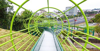 【沖繩旅遊】浦添大公園｜評比第一的超長溜滑梯