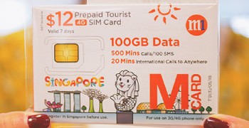 【新加坡上網電話卡】M1高速上網SIM卡7日100G｜機場領取&網速實測
