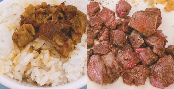 【蘆洲美食】紅樓精緻鐵板燒｜牛肉滷肉飯&沙朗牛排