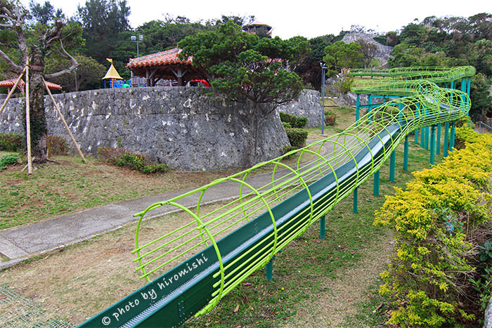 日本-沖繩-旅遊-旅行-景點-推薦-自駕-自由行-浦添-大公園-親子-超長-溜滑梯