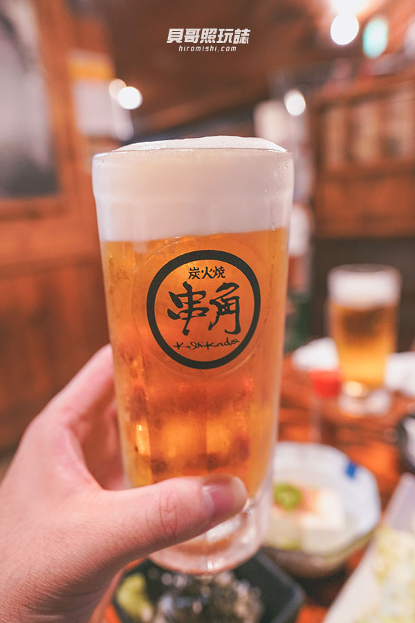 沖繩-那霸-居酒屋-串角-串燒-久茂地-啤酒-喝到飽-吃到飽-美榮橋-生啤